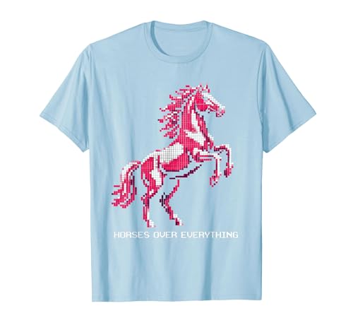 Mademark Horses Over Everything Equestrian Women Design T-Shirt - Men - size chart
