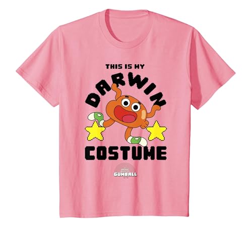 The Amazing World of Gumball This is My Darwin Costume T-Shirt - size chart