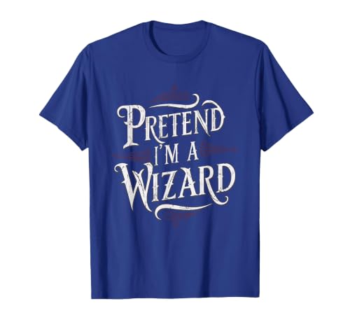 Halloween Costume Wizard Magic Pretend I'm A Wizard T-Shirt - size chart