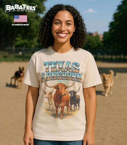 BABATEES Farm Animals Heavy Metal Tshirt for Men, Women & Farmers - 100% Natural Undyed Cotton - size chart