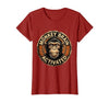 Mademark Monkey Brain Activated Funny Primate Design T-Shirt - Women - size chart