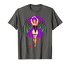 Classic Vintage Pin-Up Sexy Girl by YUX Sexy Succubus Monster Halloween Hand Heart Pin-Up Girl Devil T-Shirt - size chart