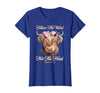 Christian Western Highland Cow Lovers Tees Follow The Word Not The Herd Christian Western Highland Cow T-Shirt - size chart
