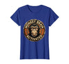 Mademark Monkey Brain Activated Funny Primate Design T-Shirt - Women - size chart