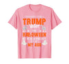 Trump Halloween Gifts I was Going to Be A Trump Voter for Halloween T-Shirt - size chart
