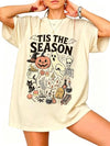SGYHO Oversized Halloween Shirts for Women Spooky Season Pumpkin Ghost Fall Casual Tee - size chart