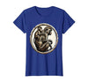 Mademark Baby Monkey Clinging to Mother's Back Design T-Shirt - Women - size chart