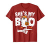 Funny Couples Halloween Matching Couple Outfits He's My Boo Matching Couple Halloween Couples She's My Boo T-Shirt - size