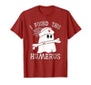 I Found This Humerus Funny Ghost Nurse Halloween T-Shirt - size chart