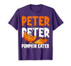 Halloween Matching Couple Shirts Women Men Funny Peter Pumpkin Eater Halloween Costume Men Boyfriend T-Shirt - size chart
