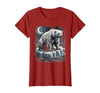 Mademark Polar Bear Lone Ice Floe Drifting Arctic Design T-Shirt - size chart