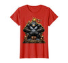Mademark King Gorilla Dad Surrounded by Little Monkeys T-Shirt - Women - size chart