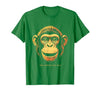 Mademark Stay Curious Stay Wild Monkey Graphic Design T-Shirt - Men - size chart