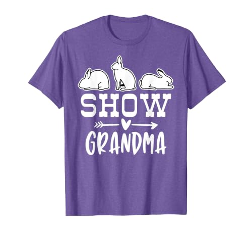 Show Rabbit Grandma T-Shirt — design detail