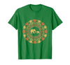Mademark Mother Elephant and Baby Walking Through Tall Grass T-Shirt - Men - size chart