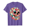 TS - SHOP - Kitty Skeleton Halloween Costume Idea Cat Skull - Kitty Skeleton Halloween Costume Idea T-Shirt - size chart
