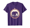 Mademark Mama Elephant Silhouette Mother and Baby Design T-Shirt - Men - size chart