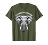 Mademark Elephants Over Everything Elephant Lover Design T-Shirt - Men - size chart