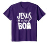 Jesus is My Boo - Funny Christian Halloween Quote Humor T-Shirt - size chart