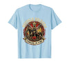 Mademark Buffalo Soldiers Forged in Fire Military Tribute T-Shirt - size chart