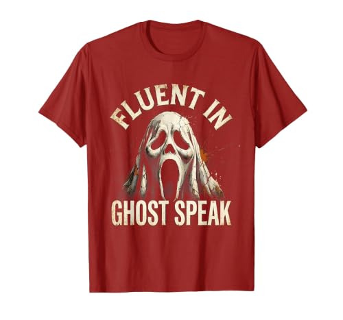 Mademark Ghost & Spirits - Ghost (99 Problems All) T-Shirt - size chart