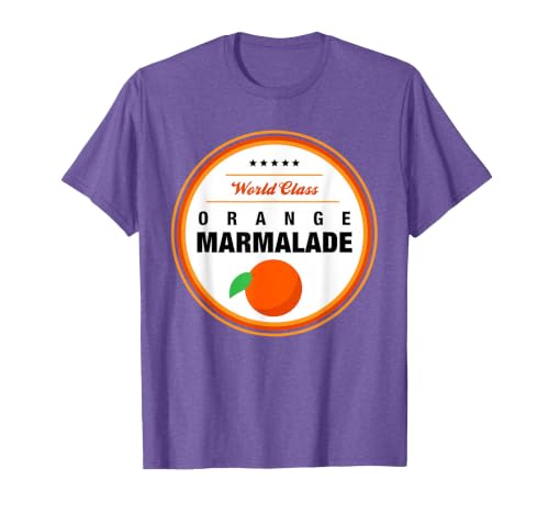Matching Group Halloween Costume Orange Marmalade T-Shirt - size chart