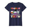 Halloween Shirts For Women Men Kids Boys Girls Halloween Dentist Trick Or Teeth Dental Costume Men Women T-Shirt - size chart