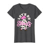 Let's Go Ghouls Cow Print Halloween Costumes Let's Go Ghouls Cowgirl Western Spooky Halloween Cute Retro T-Shirt - size chart