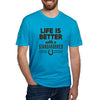 CafePress Standardbred Horse Men's Classic T Shirt Men's Semi-Fitted Classic Cotton T-Shirt - Teal