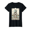 Marching Band Mom Tarot Card Skeleton Halloween Marching Band Mom Tarot Card Skeleton Mom Musical Instrument T-Shirt - size