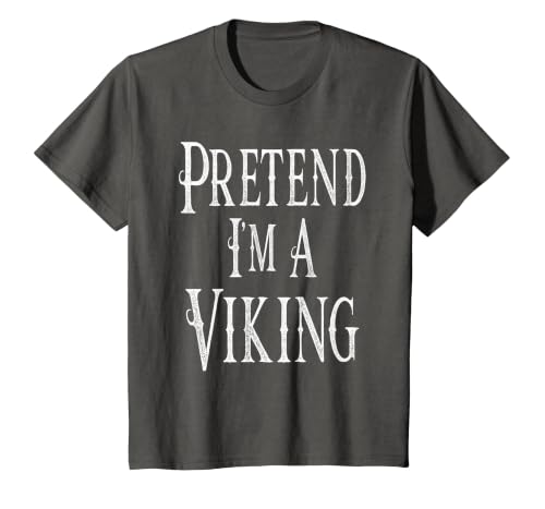 Fun and Easy Halloween Costume T-Shirts Pretend I'm A Viking - Easy Halloween Costume T-Shirt - size chart