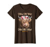 Christian Western Highland Cow Lovers Tees Follow The Word Not The Herd Christian Western Highland Cow T-Shirt - size chart