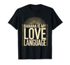 Mademark Banana Is My Love Language Monkey Design T-Shirt - Men - size chart