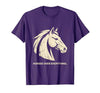 Mademark Horses Over Everything Equestrian Women Design T-Shirt - Men - size chart