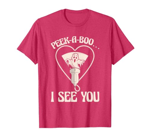Ultrasound Tech Halloween Spooky Sonographer Gift Ultrasound Tech Xray Technician Spooky Sonographer Halloween T-Shirt -