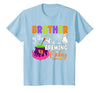 Halloween Baby Shower Brewing Baby Family Matching Brother of Brewing Baby Halloween Theme Baby Shower Spooky T-Shirt - size