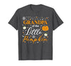 Little Pumpkin Halloween Family Matching Costumes Grandpa of The Little Pumpkin Family Matching Halloween T-Shirt - size