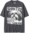 BABATEES U.S.A. MAX-Heavyweight Punk Rock Animals Shaka Wear Oversized 7.5oz Cotton Tshirt - size chart