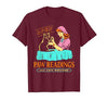 All Seeing Funny Halloween Paw Readings Unisex for Men, Women T-Shirt - size chart