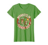 Mademark Monkeys In. Chaos Out. Punk Metal Circus Design T-Shirt - Women - size chart