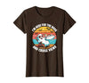 Boos Cruise Halloween Ghost Drinking Gifts Here for The Boos and Cruise Views Halloween Party T-Shirt - size chart