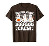 Wound Care Nurse Boo Boo Crew Halloween Wound Care Boo Boo Crew Nurse Funny Ghost Halloween Nurse T-Shirt - size chart