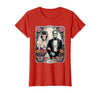 The Lovers Tarot Card Spooky Halloween Women Men The Monster Frankenstein and Bride The Lovers Tarot Card T-Shirt - size