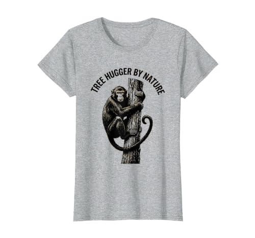 Mademark Tree Hugger By Nature Monkey Design T-Shirt - Women - size chart