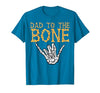 Mens Halloween Shirts For Dad Daddy Papa Men Halloween Dad to The Bone Skeleton Hand Fun Papa Costume Men T-Shirt - size