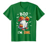 Halloween Boo I'm First 1st Birthday Boy Boo I'm One Ghost 1st Birthday Halloween Boy Kids Groovy T-Shirt - size chart