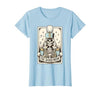 Marching Band Mom Tarot Card Skeleton Halloween Marching Band Mom Tarot Card Skeleton Mom Musical Instrument T-Shirt - size