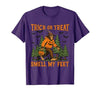 Bigfoot Halloween Costume Party Outfits Trick Or Treat Smell My Feet Bigfoot Halloween Sasquatch T-Shirt - size chart