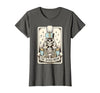 Marching Band Mom Tarot Card Skeleton Halloween Marching Band Mom Tarot Card Skeleton Mom Musical Instrument T-Shirt - size