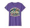 C.J.`s Funny Dark Humor Gift Shop Lets Find A Cure for Stupid People, Retro Comic Dark Humor T-Shirt - size chart